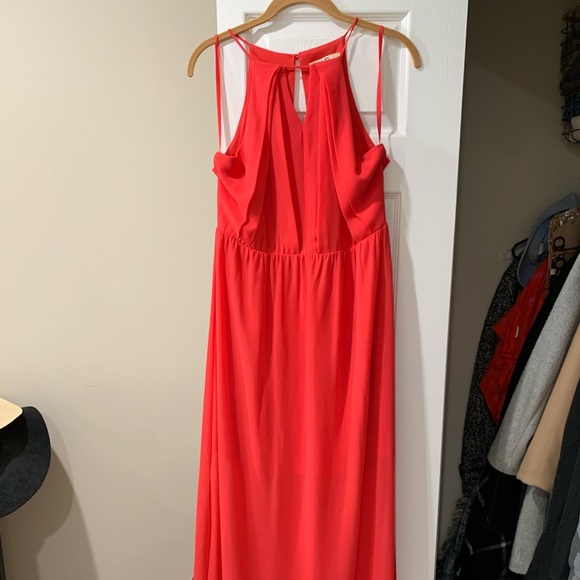 Hot Pink Maxi Dress - Picture 2 of 5